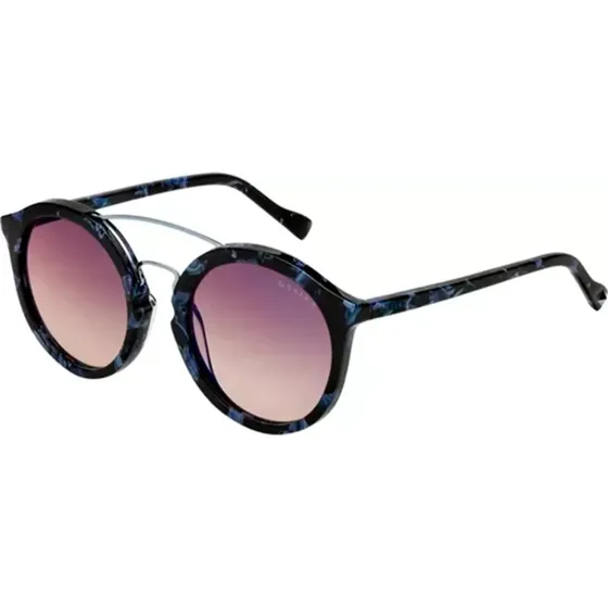 Lentes Gafas De Sol Ossira Color Negro Con Detalles Violeta 