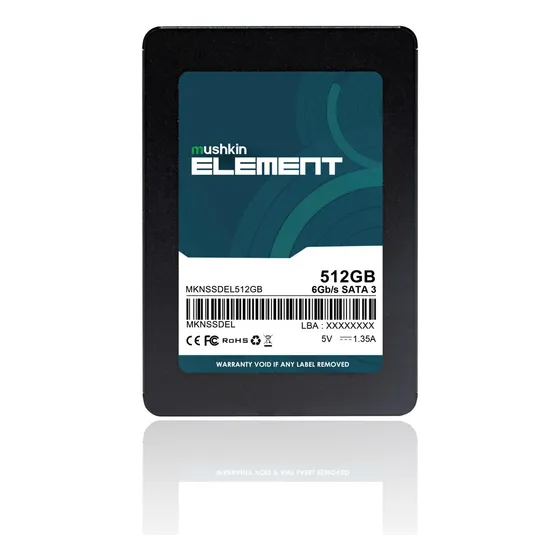 Disco Solido Ssd 512gb Sata Mushkin Element Color Negro