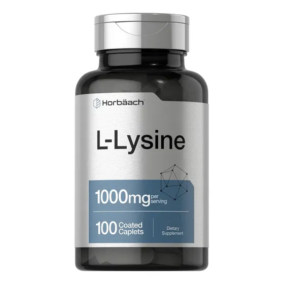 Suplemento Horbaach L-lisina 1000mg - 100 Cápsulas