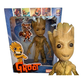 Boneco Super Herói Marvel Baby Groot Grande Articulado 50cm Boneco Super Herói Marvel Baby Groot Grande Articulado 50cm