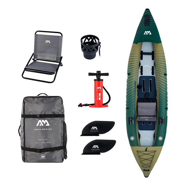 Kayak Inflable Aqua Marina Caliber 1-2 Personas Pesca Angler