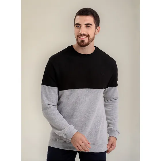 Buzo Howard Poliéster Algodón Cuello Redondo Hombre