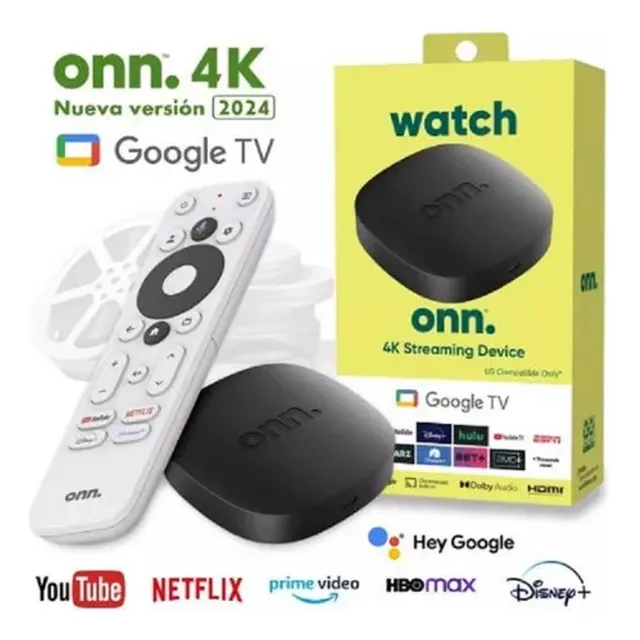 Watch Onn Google Tv 4k Streaming Box Liberado Para Venezuela