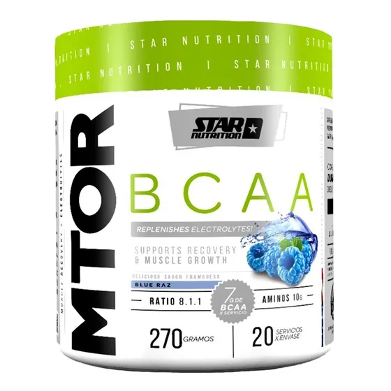 Mtor Bcaa X Evolution 290 Grs Star Nutrition Amino 8:1:1 Con Alanina Citrulina Taurina