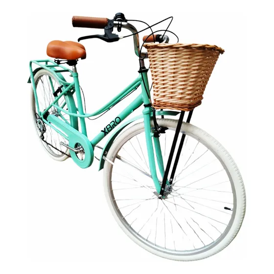 Vintage De Paseo Rod 26 Con Cambios 6v Color Verde Agua Tamaño Del Cuadro L