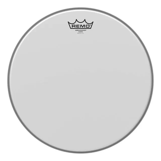Parche Remo Usa Redoblante 14 BA011400 Ambassador Arenado Coated
