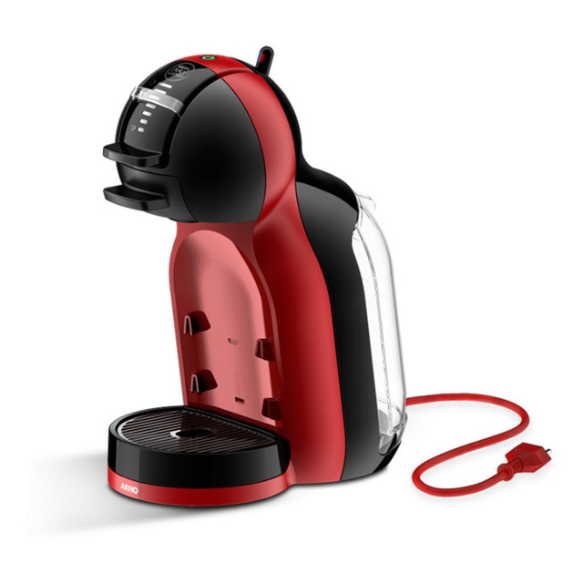 Cafeteira Nescafé Dolce Gusto Mini Me Vermelha E Preta Cápsulas Cafeteira Nescafé Dolce Gusto Mini Me Vermelha E Preta Cápsulas