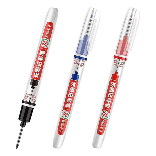 Rockible 3 Uds Color Cabeza Larga Marcador Alcance Profundo
