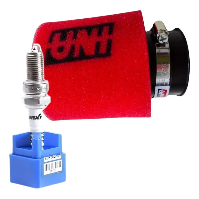 Filtro De Aire Uni Aumenta Potencia + Bujia Iridium Akt Nkd