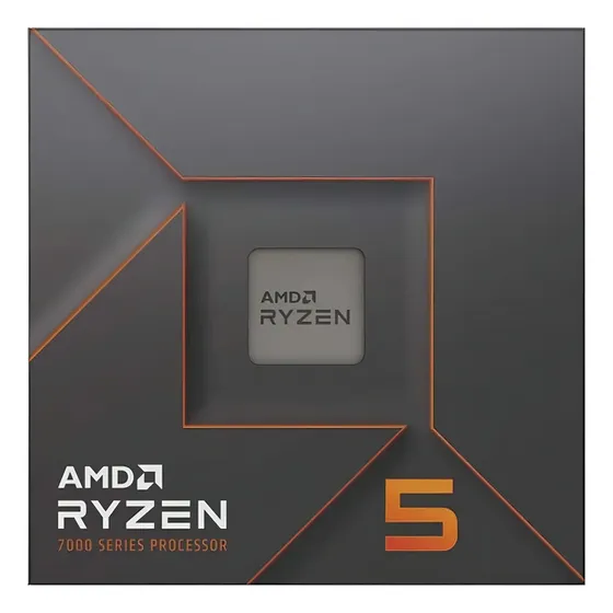 Procesador gamer AMD Ryzen 5 7600X 100-100000593WOF de 6 núcleos y 5.3GHz de frecuencia con gráfica integrada