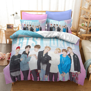 Nuevo Juego De Cama Con Funda De Edredón K-pop-bts World Nuevo Juego De Cama Con Funda De Edredón K-pop-bts World