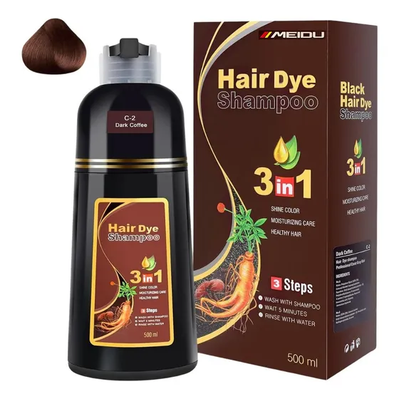 Champú Meidu Cubre Canas 3 En 1 500 Ml Ojo Original