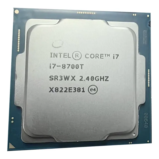 Intel Core I7 8700t 6 Núcleos 12 Hilos 2,4 Ghz 35 W