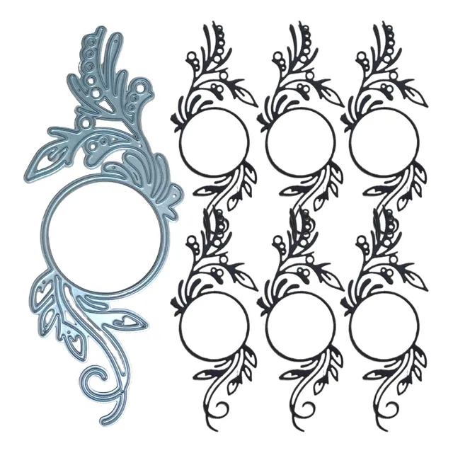 Die Cut Scrap Troquel Círculo Adornado  Modelo B D' Arteche