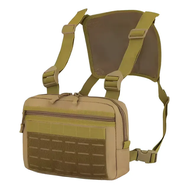Pechera Táctica Tipo Militar Sistema Molle Láser Bolso