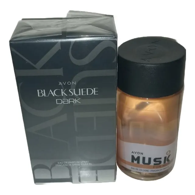 Black Suede Dark + Colonia Refrescante Musk For Men