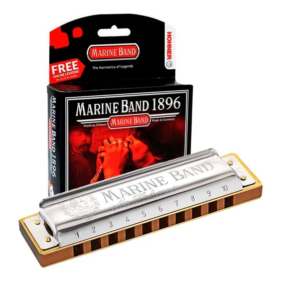 Hohner Marine Band (ALE) Tono C Armonica Diatonica Tono Mayor Profesional