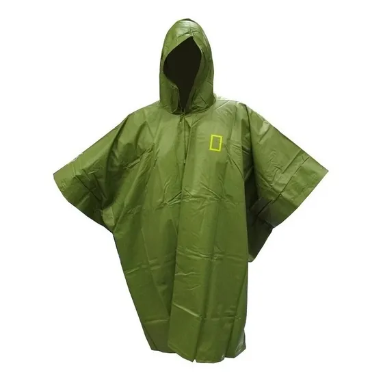 Poncho De Lluvia Impermeable Pvc National Geographic