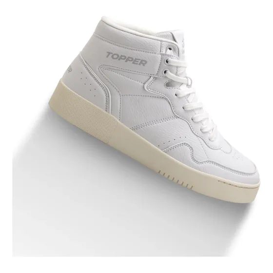 Zapatilla Topper Terre Mid Blanco/beige Papiro