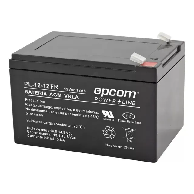 Batería Sellada Recargable 12v 12ah Agm-vrla F2 Epc Fr