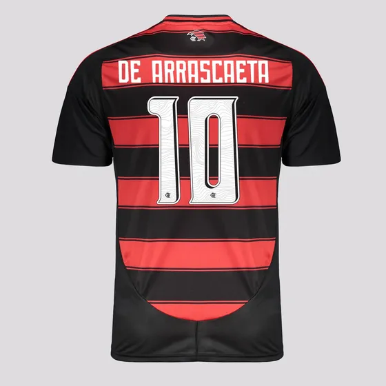 Camisa adidas Flamengo I 2025 10 De Arrascaeta