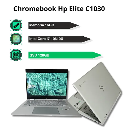 Chromebook Hp Elite C1030 Enterprise Core I7 16gb 128gb Ssd