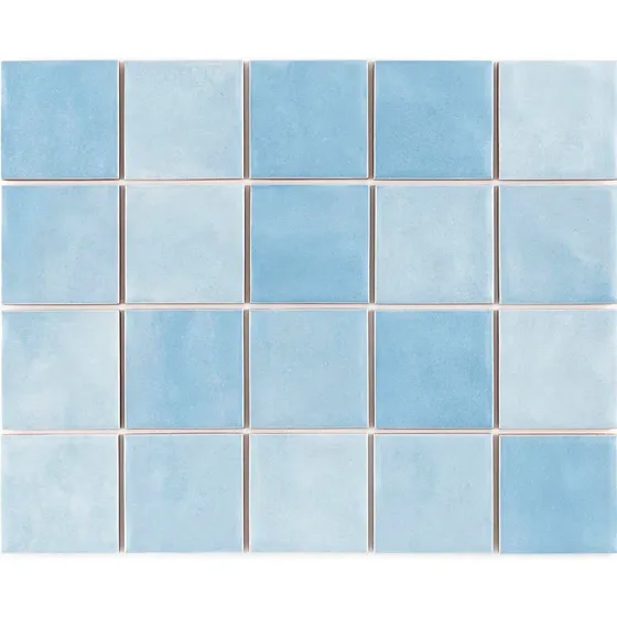 Mosaico De Piscina Noronha Agua Br 7,5x7,5 - Eliane