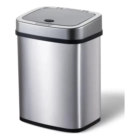 Cesto De Basura Con Sensor 30l Acero Inoxidable Microfast