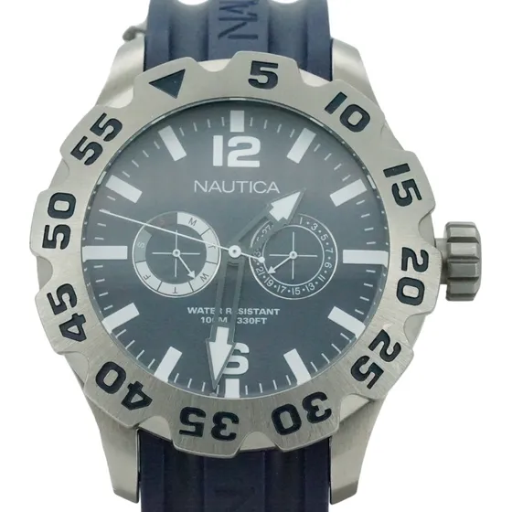 Reloj Nautica Hombre N16601g Plateado