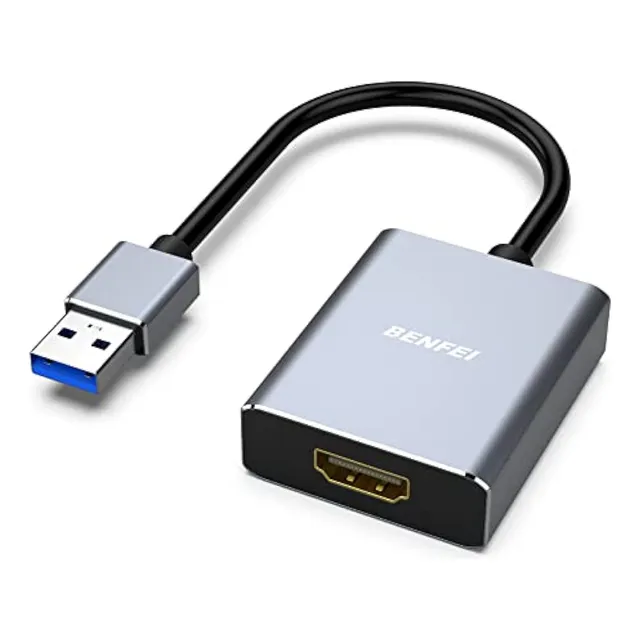 Benfei Adaptador Usb 3.0 A Hdmi, Usb 3.0 A Hdmi