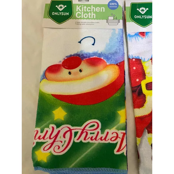 Pañitos De Cocina Con Motivos Navideños. Nuevos!!!