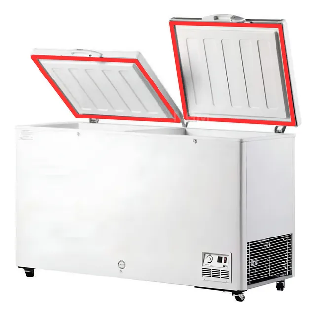 Kit 2 Borrachas Para Metalfrio 65x61 Freezer Da170 Da420/b