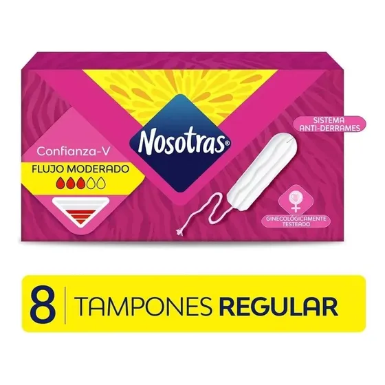 Tampón Nosotras Regular 8 Tampones X12u Mis Alas
