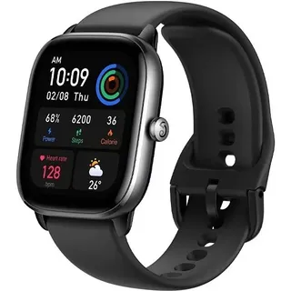Smartwatch Amazfit Gts 4 Mini 1.65 A2176 Black Midnight Black Silicone Preto