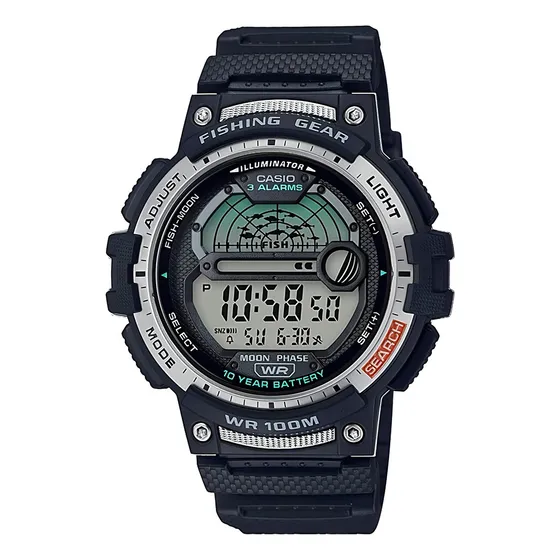 Reloj Casio Fishing Gear Ws-1200h Digital Led // Durogolpe