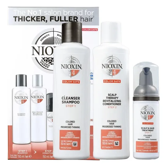 Nioxin Kit Sistema 4 Sh E Cond 150ml Scalp 40ml Adelgazamiento