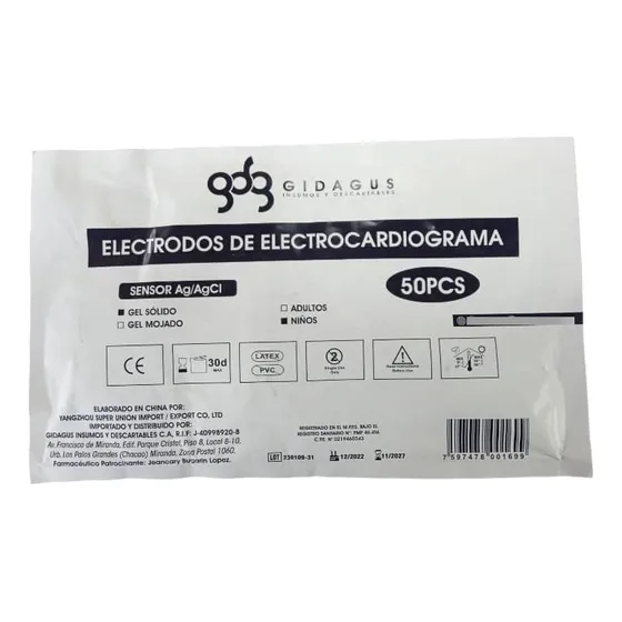 Electrodo De Electrocardiograma Pediatrico