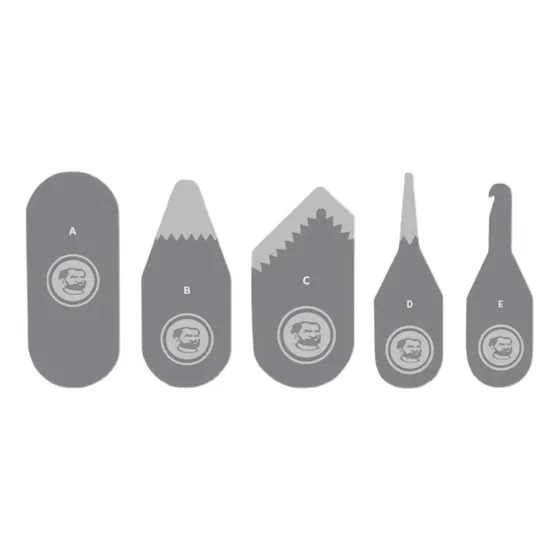 Set De Hojas Metálicas De Apertura S5 Mechanic Mihaba