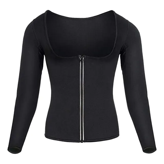 Camisa De Neopreno Con Cierre, Corsé Para Hacer Ejercicio, C