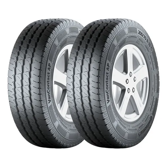 2 Neumáticos Continental Vanco Contact Vancontact Ap C 195/75r16 107/105 R