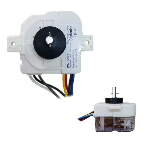 Timer Reloj 7 Cables Orejas Planas Para Lavadora 2 Tinas
