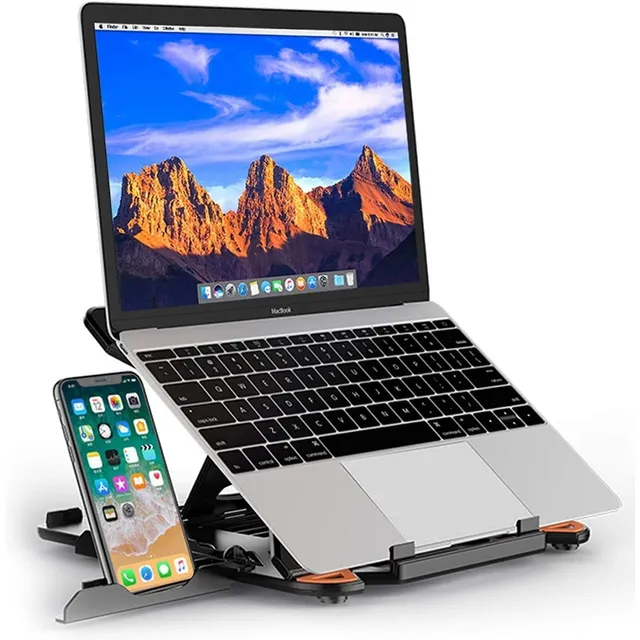 Set 8 Bases Giratorias P/ Laptop Y Teléfono Stand Ajustable 