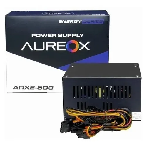 Aureox Energy Series Arxe-500 fuente pc 500w color negro