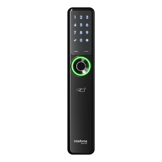 Fechadura Eletronica Intelbras Mfr7001 Preta Rolete Digital