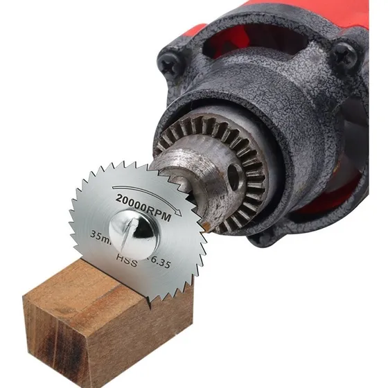 5 Mini Discos Sierra Para Dremel / Taladro Madera Aluminio