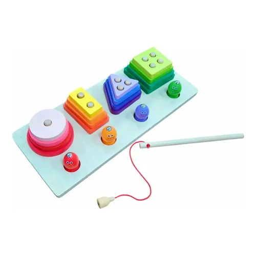 Tooky Toy Juegos De Madera – Juguetes Educativos Para Motricidad Y Creatividad (TKF070A)