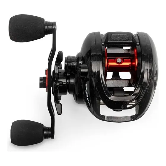 Carretilha Zeeo Destiny 7.2:1 - Drag 8,5kg Manivela Esquerdo Cor Preto