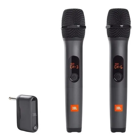 Micrófonos JBL MICBR2 Inalámbrico Cardioide color negro