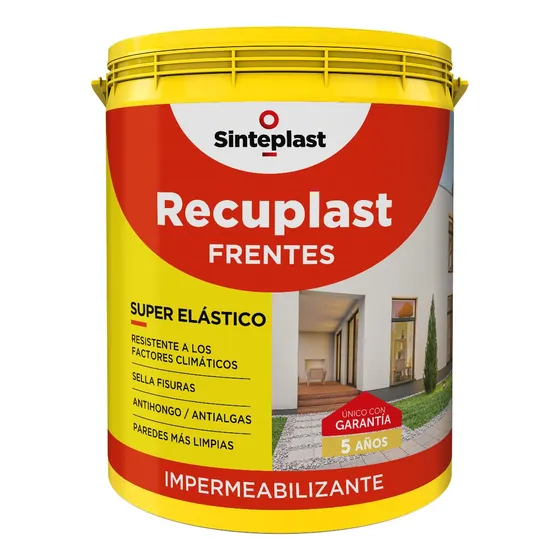 Sinteplast Recuplast Frentes Impermeabilizante 20lt Gris
