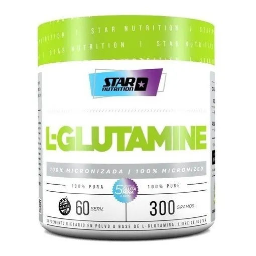 Glutamina Micronizada 100% Pura - Star Nutrition 